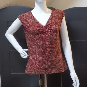 🔷️5/$25🔷️ CHAPS Sleeveless Shirt - Large Petite